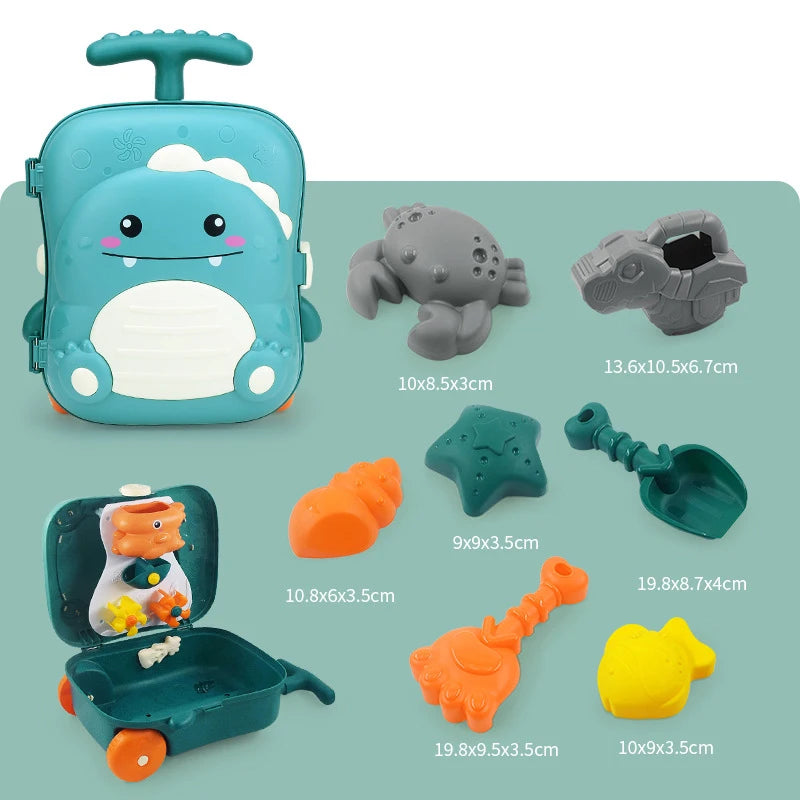 Kids Beach Toys Sandbox Kit - Dinosaur / CHINA - VITALS Demo Store