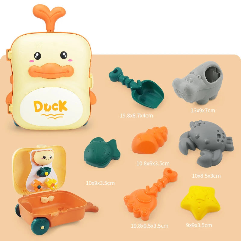 Kids Beach Toys Sandbox Kit - Duck / CHINA - VITALS Demo Store