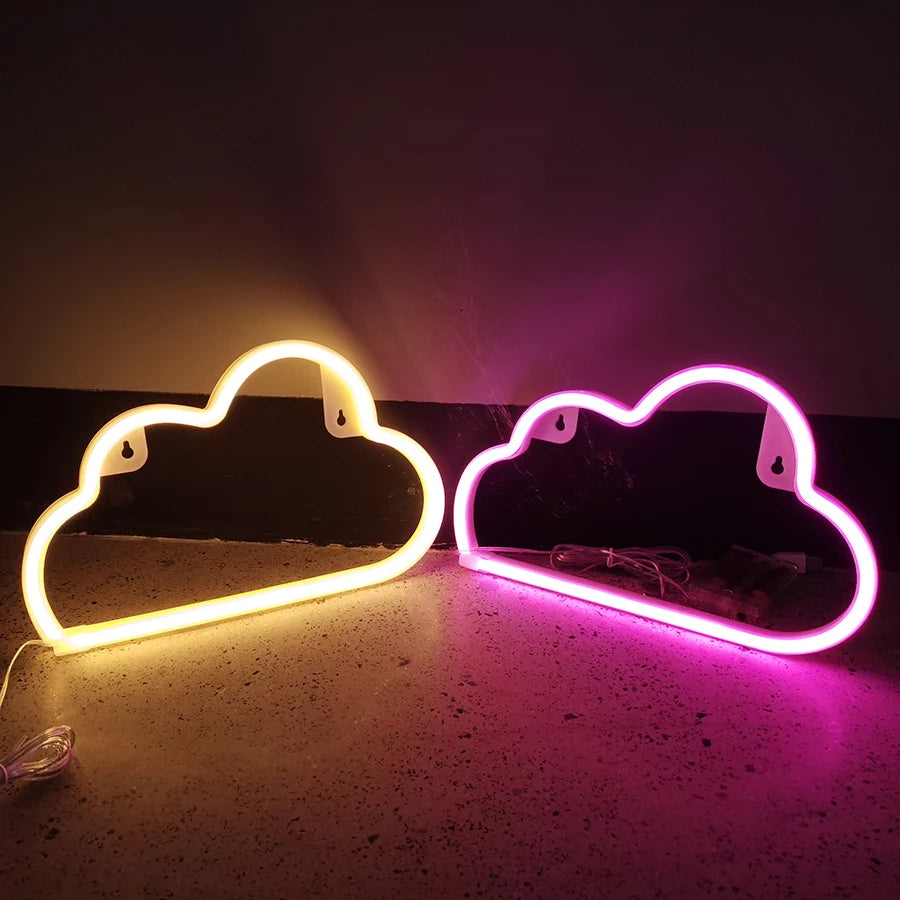 Cloud Sign Neon Light - VITALS Demo Store