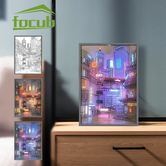 LED Painting Anime Wall Light - VITALS Demo Store