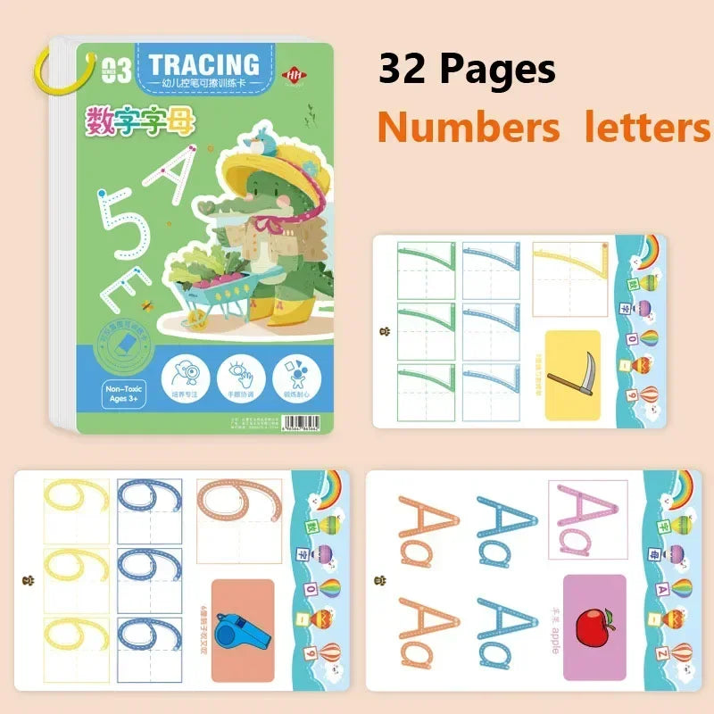 Magical Tracing Workbook for Kids - Numeric Alphabet - VITALS Demo Store