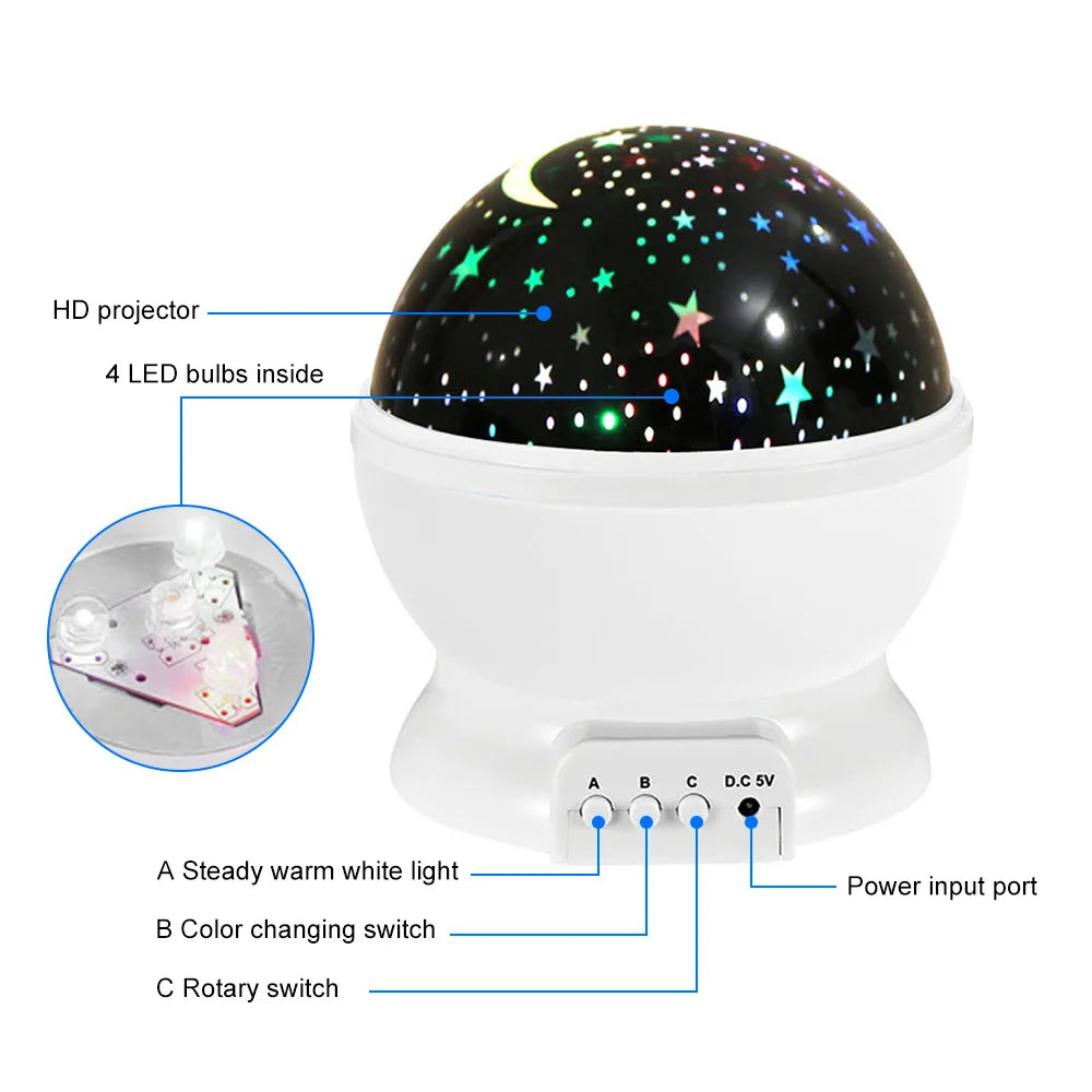 Starry Projector Night Light - VITALS Demo Store