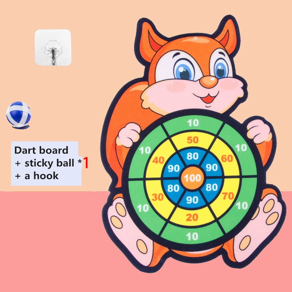 Cartoon Animal Dart Board Toy - special price-1 ball - VITALS Demo Store