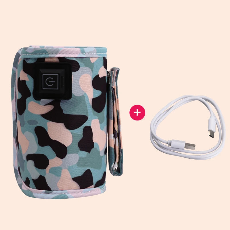 USB Baby Bottle Warmer - Camouflage Black - VITALS Demo Store