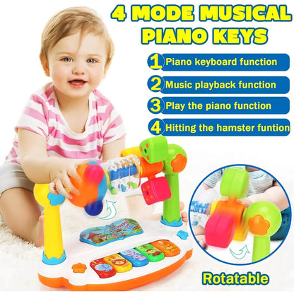 Kids Rotating Music Piano Keyboard - VITALS Demo Store