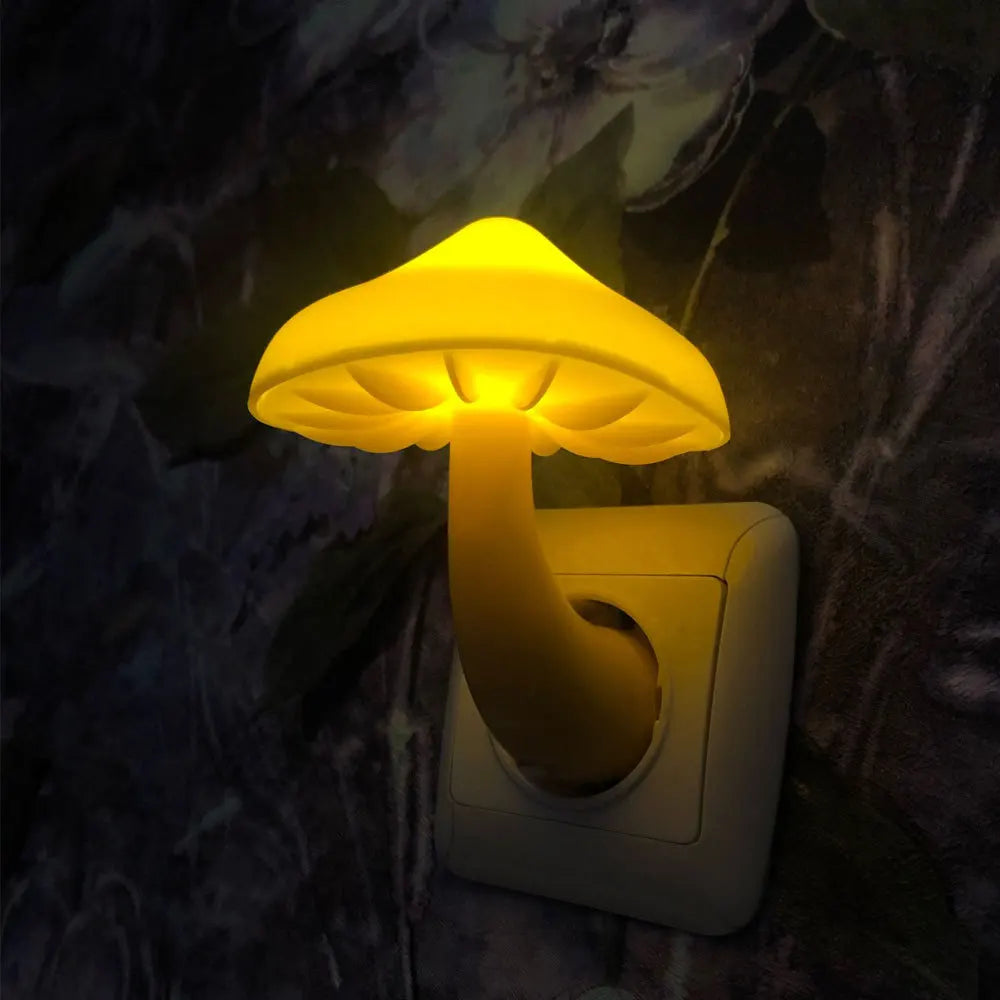 Mushroom Wall Socket Lamp - EU Plug - VITALS Demo Store