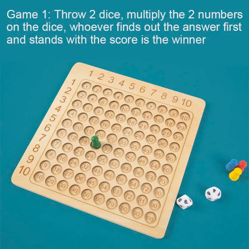 Multiplication Board Game Educational Toy - VITALS Demo Store