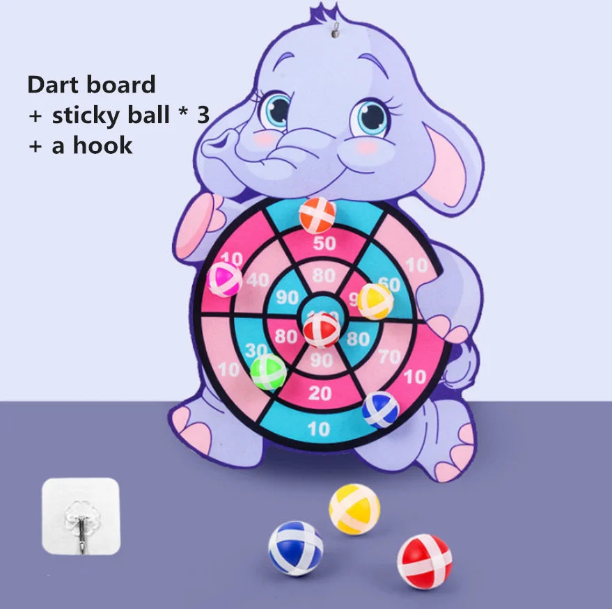 Cartoon Animal Dart Board Toy - elephant - VITALS Demo Store