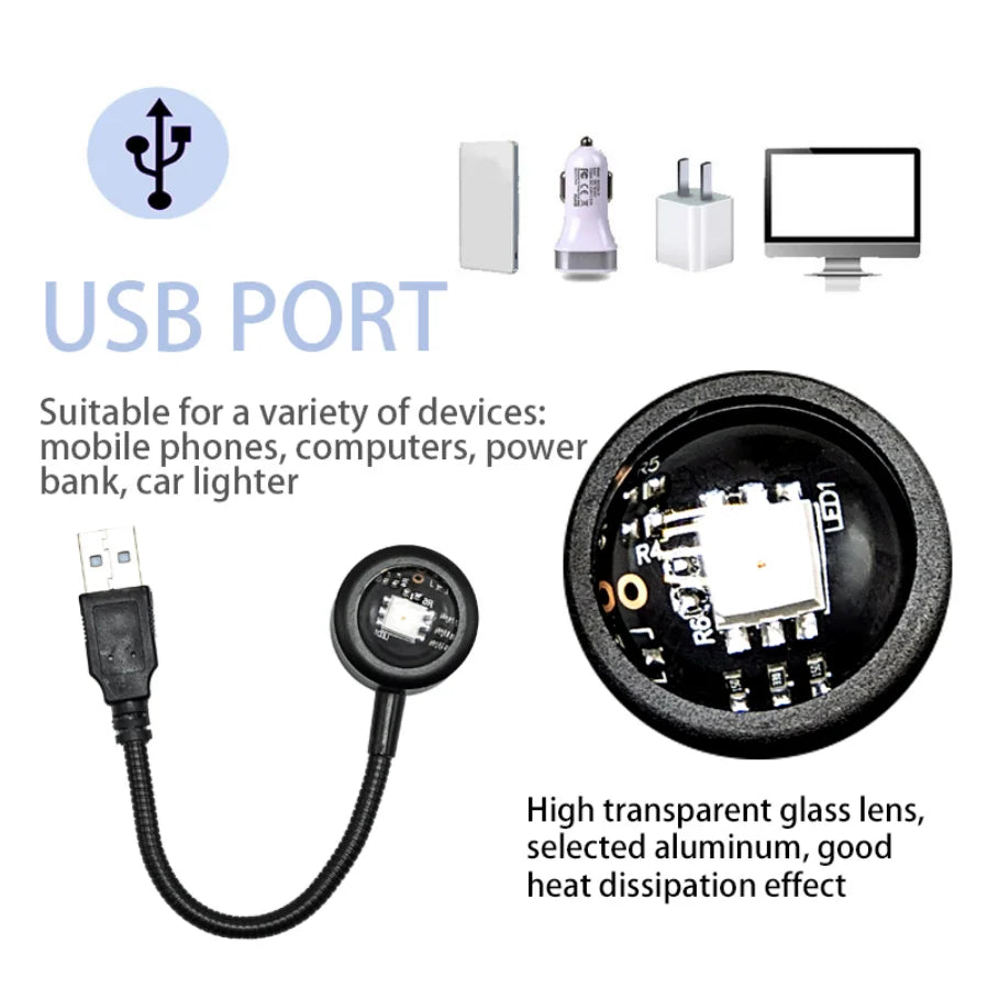 USB Sunset Lamp Projector - VITALS Demo Store