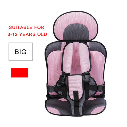 Adjustable Child Car Seat Mat | 6 Months - 12 Years - pink large - VITALS Demo Store