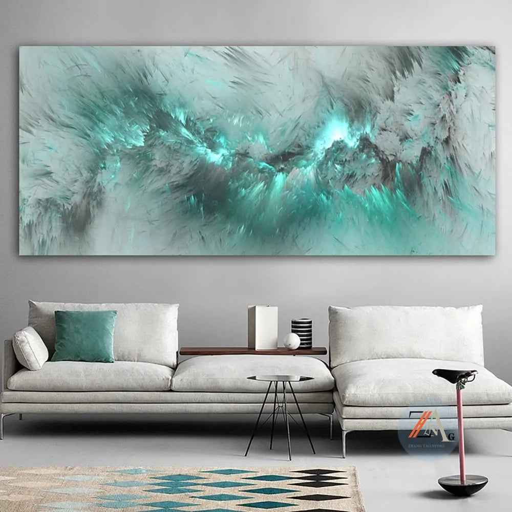 Modern Abstract Oil Painting Canvas - RIT VITAL DEMO STORE